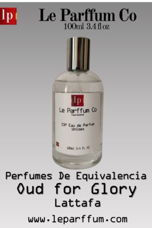Línea Le Parffum Oud for Glory Lattafa  100ml 3.4oZ