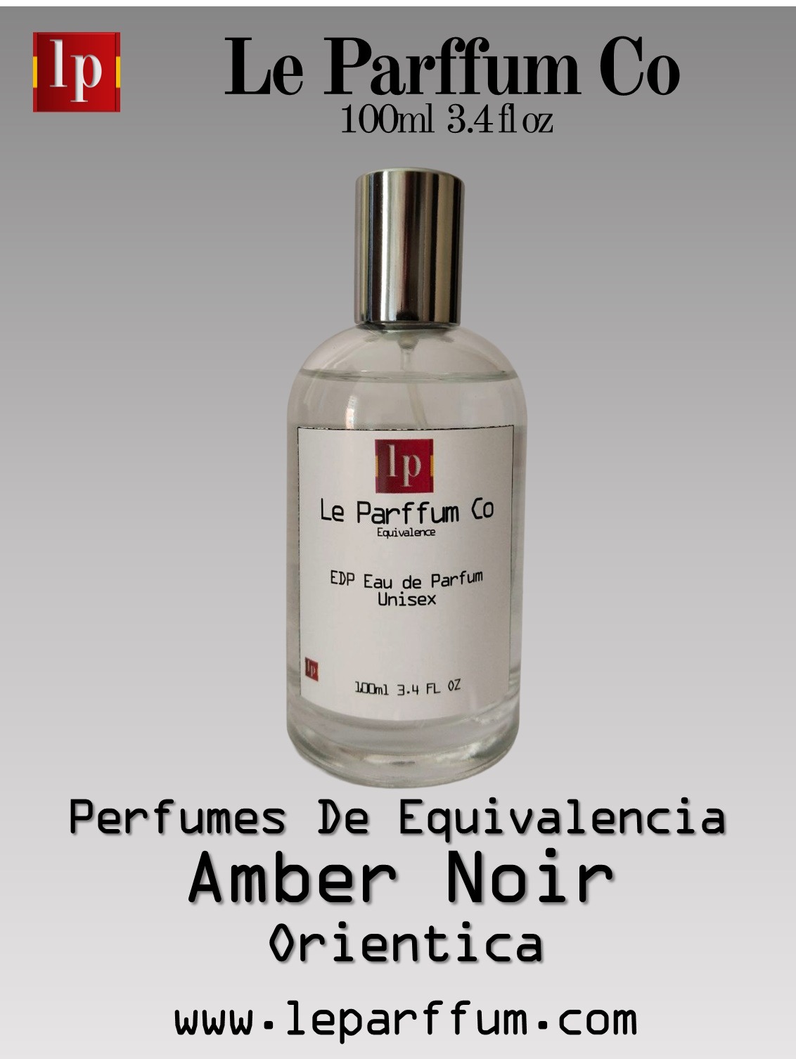 Línea Le Parffum Amber Noir 100ml 3.4oZ