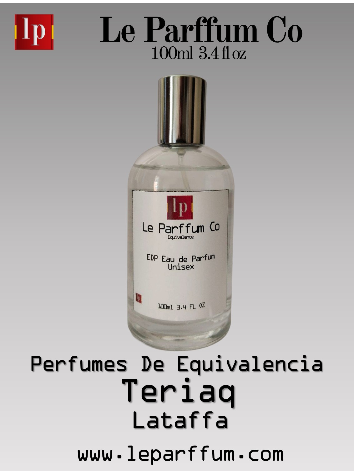 Línea Le Parffum Teriaq Lataffa 100ml 3.4oZ