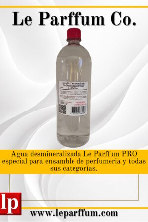 Agua desmineralizada Le Parffum Garrafa