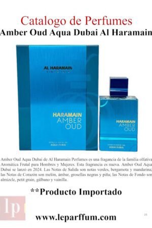 Amber Oud Aqua Dubai Al Haramain lp