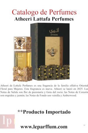 Atheeri Lattafa Perfumes Le Parffum