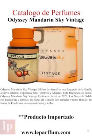 Odyssey Mandarin Sky Vintage Le Parffum