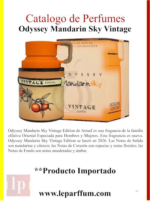 Odyssey Mandarin Sky Vintage Le Parffum
