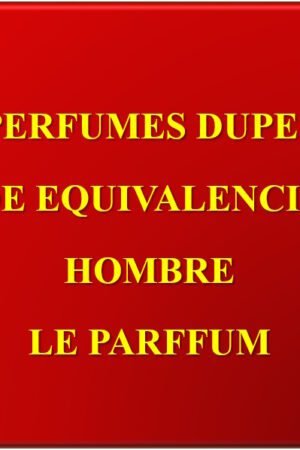 PERFUMES HOMBRE EQUIVALENCIA