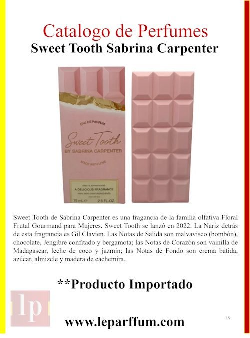 Sweet Tooth Sabrina Carpenter Le Parffum