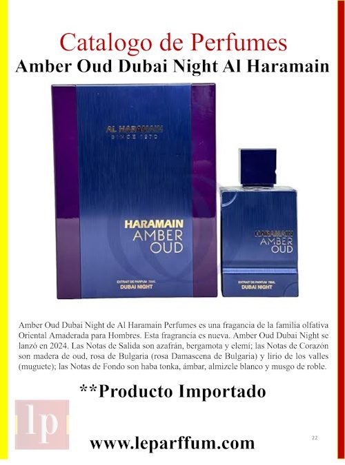 Amber Oud Dubai Night Al Haramain LP