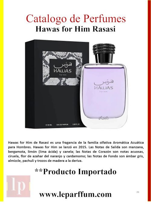 Hawas for Him Rasasi Le Parffum