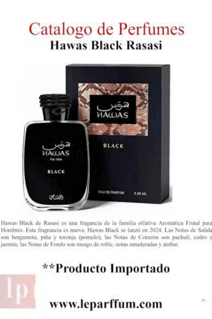 Hawas Black Rasasi Le Parffum