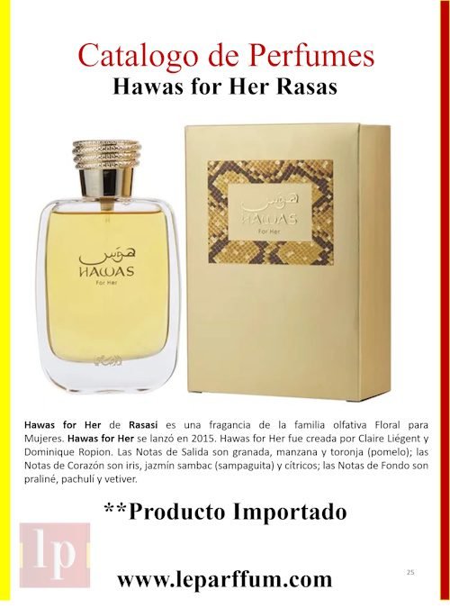 Hawas for Her Rasasi Le Parffum