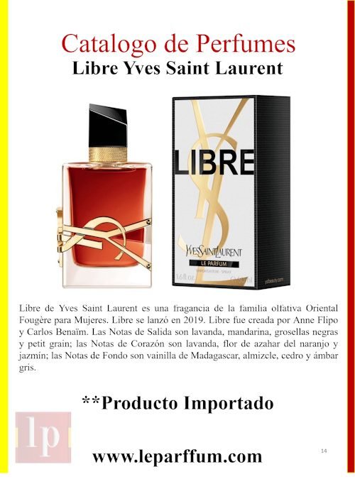 Libre Yves Saint Laurent Le Parffum