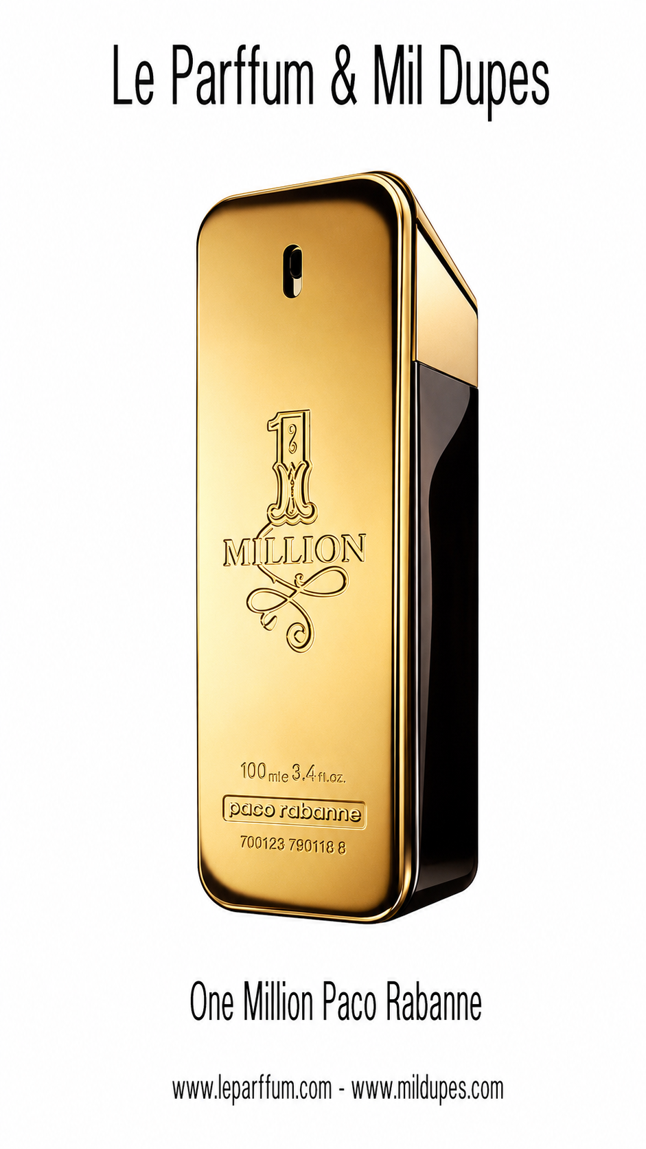 One Million Paco Rabanne 1.1 Plus Le Parffum & Mil Dupes