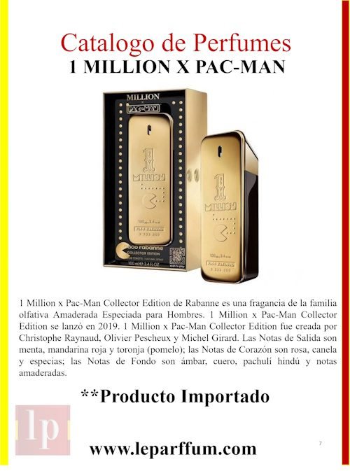 1 Million x Pac-Man Collector Le Parffum