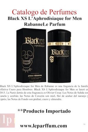 Black XS L'Aphrodisiaque for Men Rabanne Le Parffum