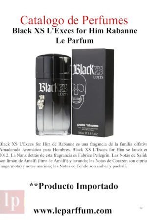 Black XS L'Exces for Him Rabanne Le Parffum