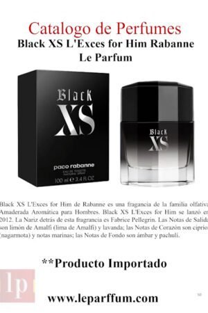Black XS L'Exces for Him Rabanne Le Parffum