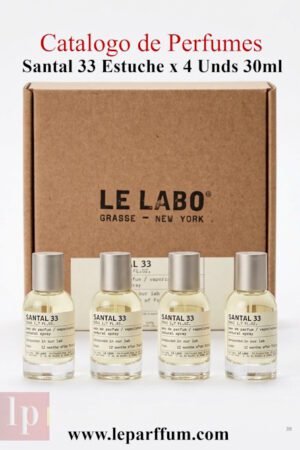 Santal 33 Le Labo Estuche x 4 30ml Le Parffum