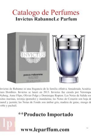 Invictus Rabanne Le Parffum