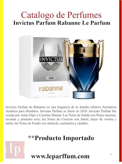 Invictus Parfum Rabanne Le Parffum