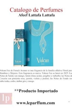Vulcan Feu French Avenue Le Parffum